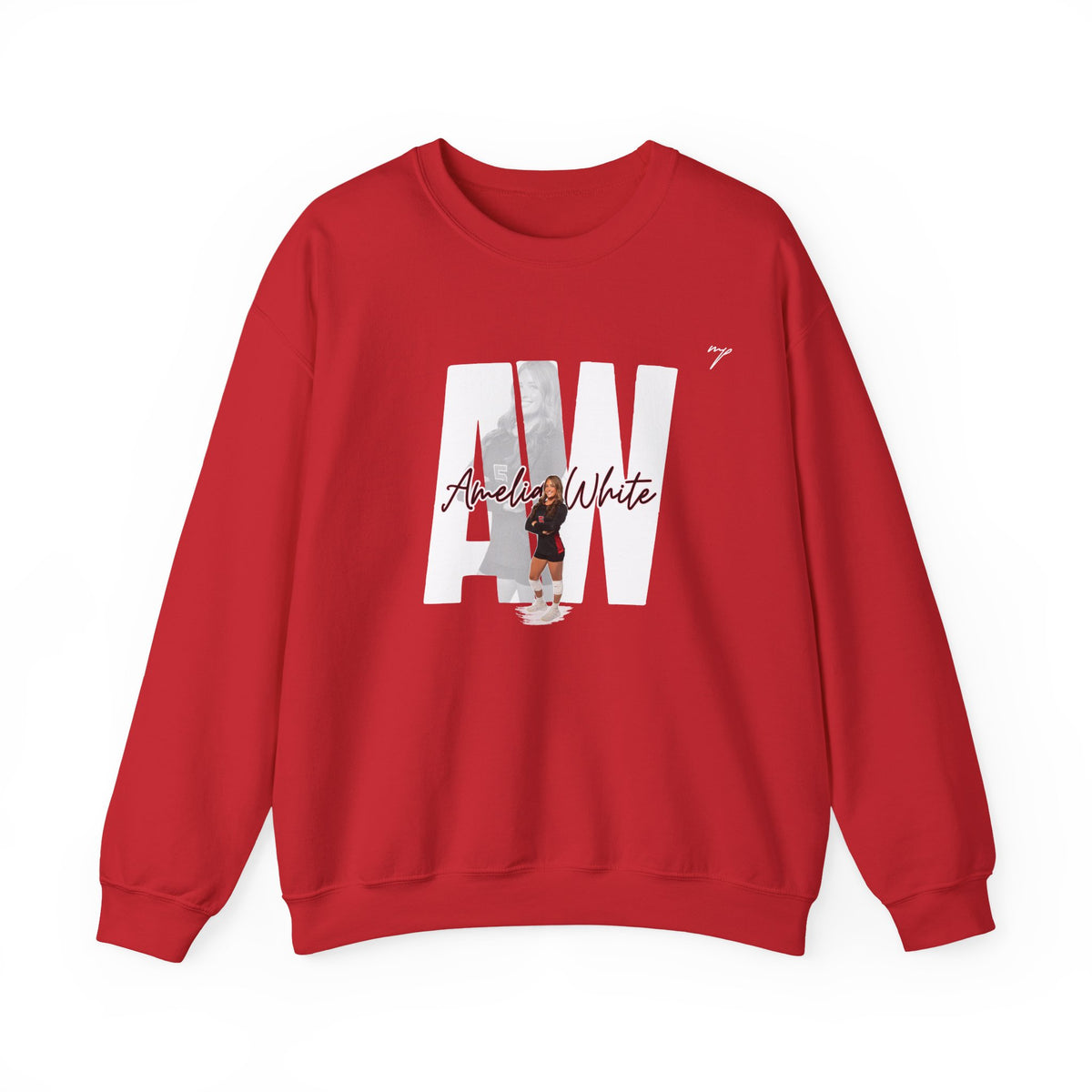 Amelia White Crewneck