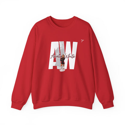 Amelia White Crewneck