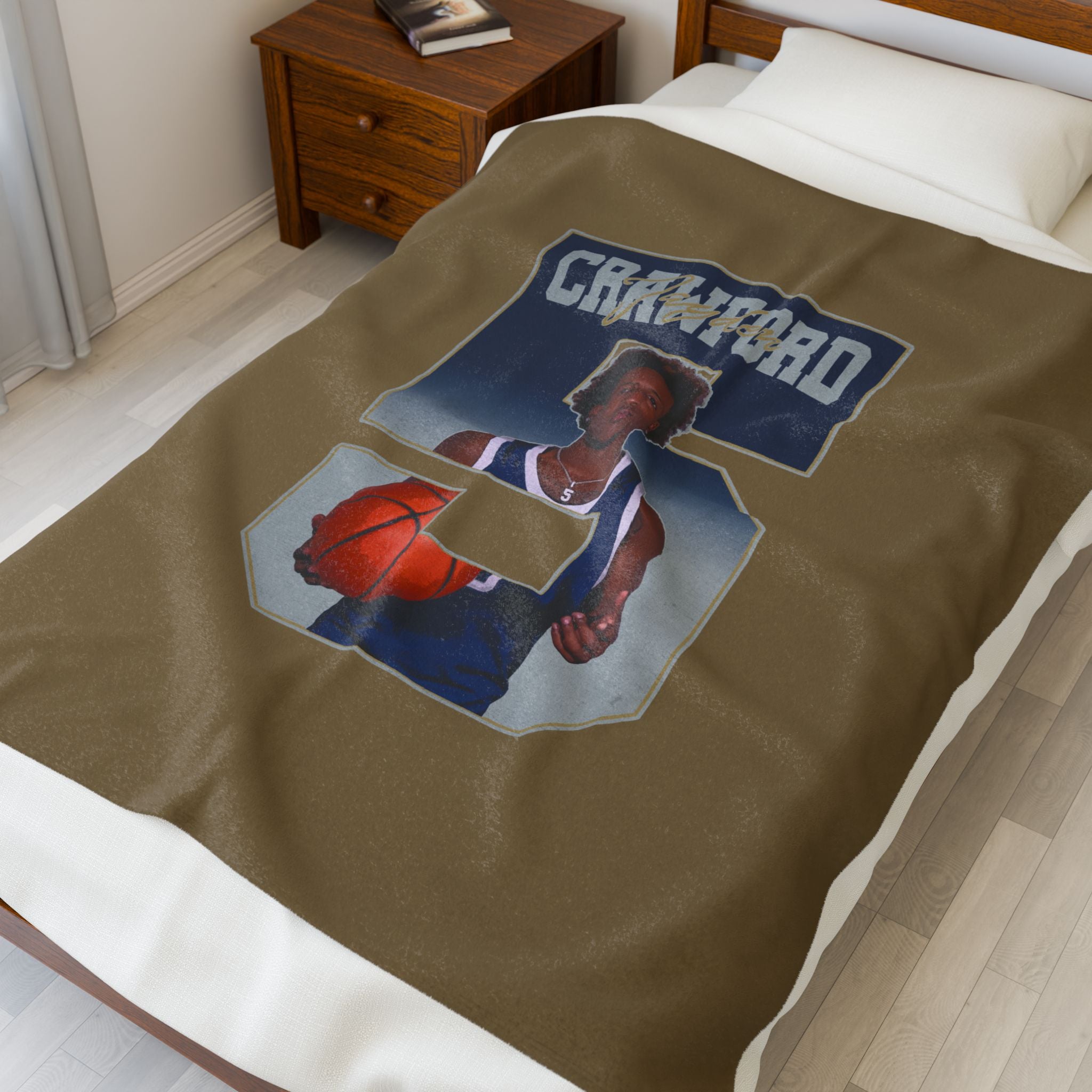 Jayden Crawford Velveteen Plush Blanket