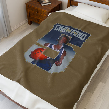 Jayden Crawford Velveteen Plush Blanket