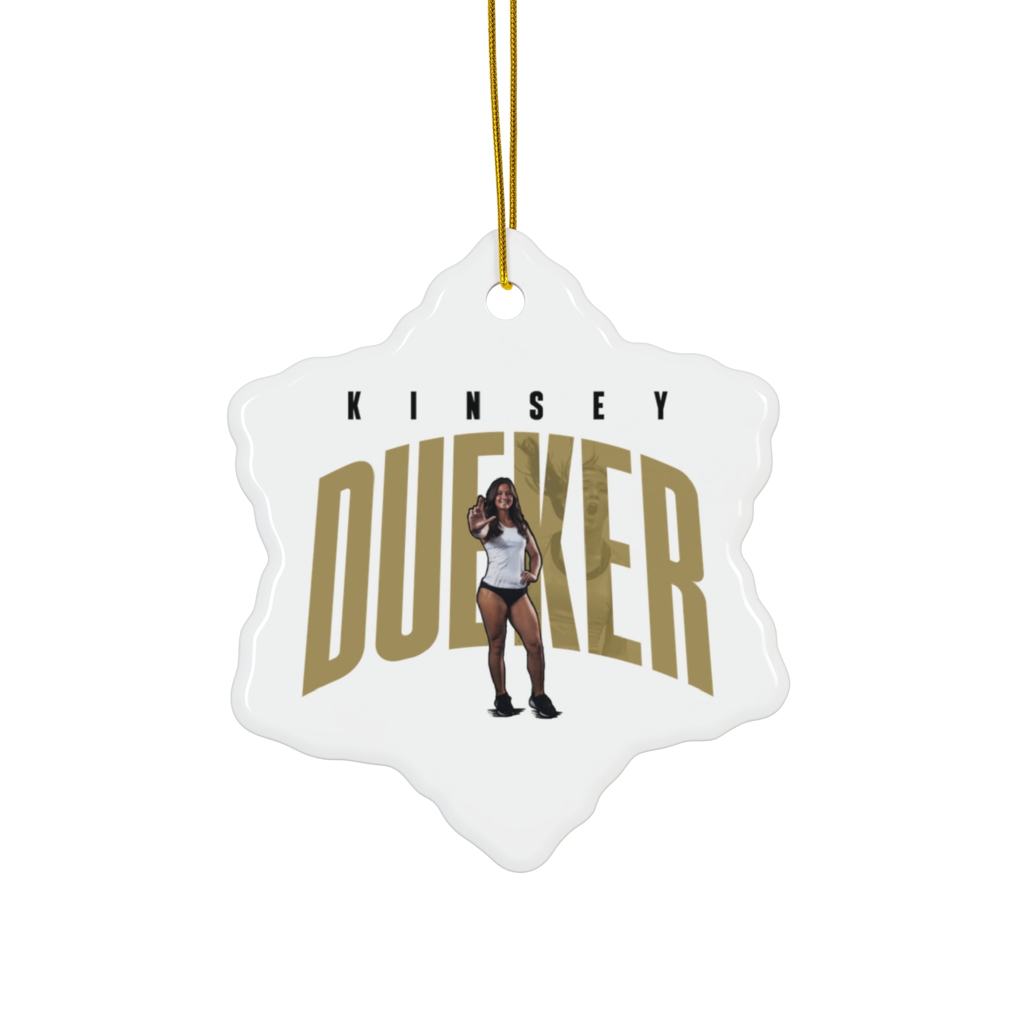 Kinsey Dueker Ceramic Ornament