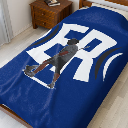 Ethan Ramsey Velveteen Plush Blanket
