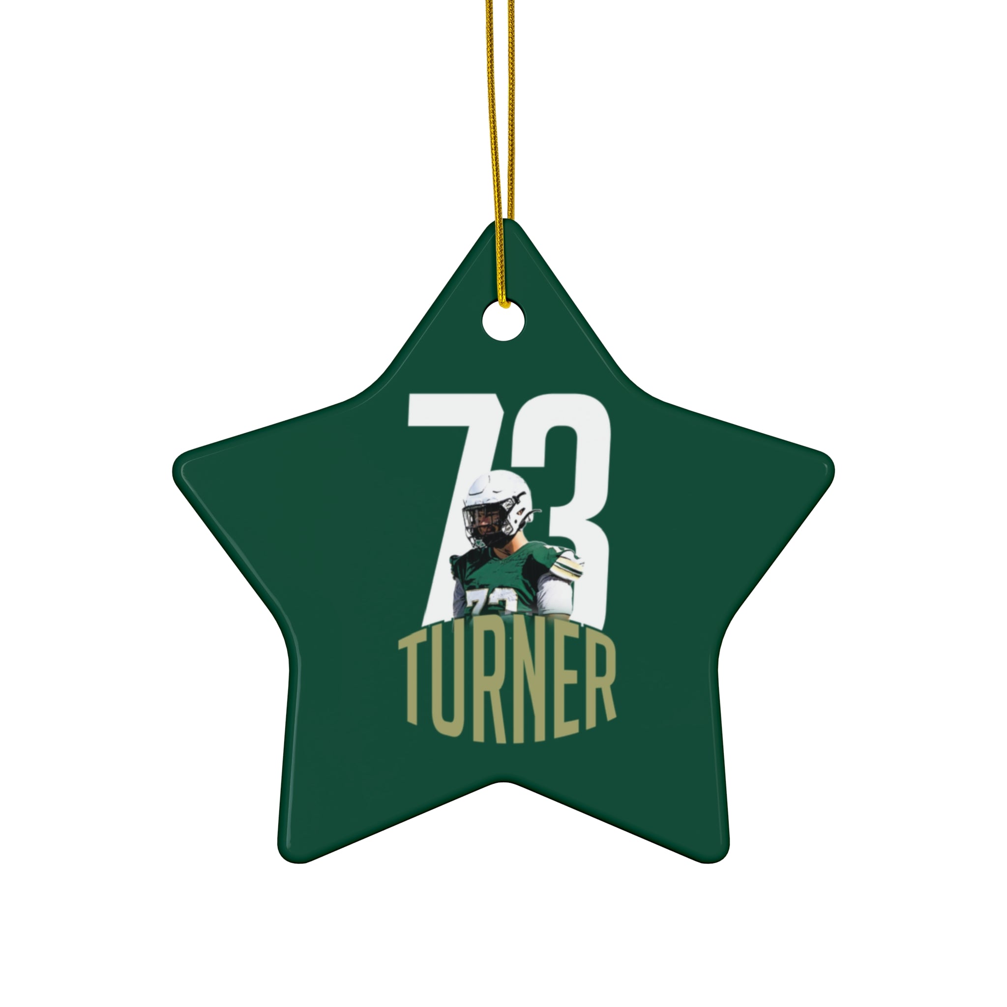 Hunter Turner Ceramic Ornament