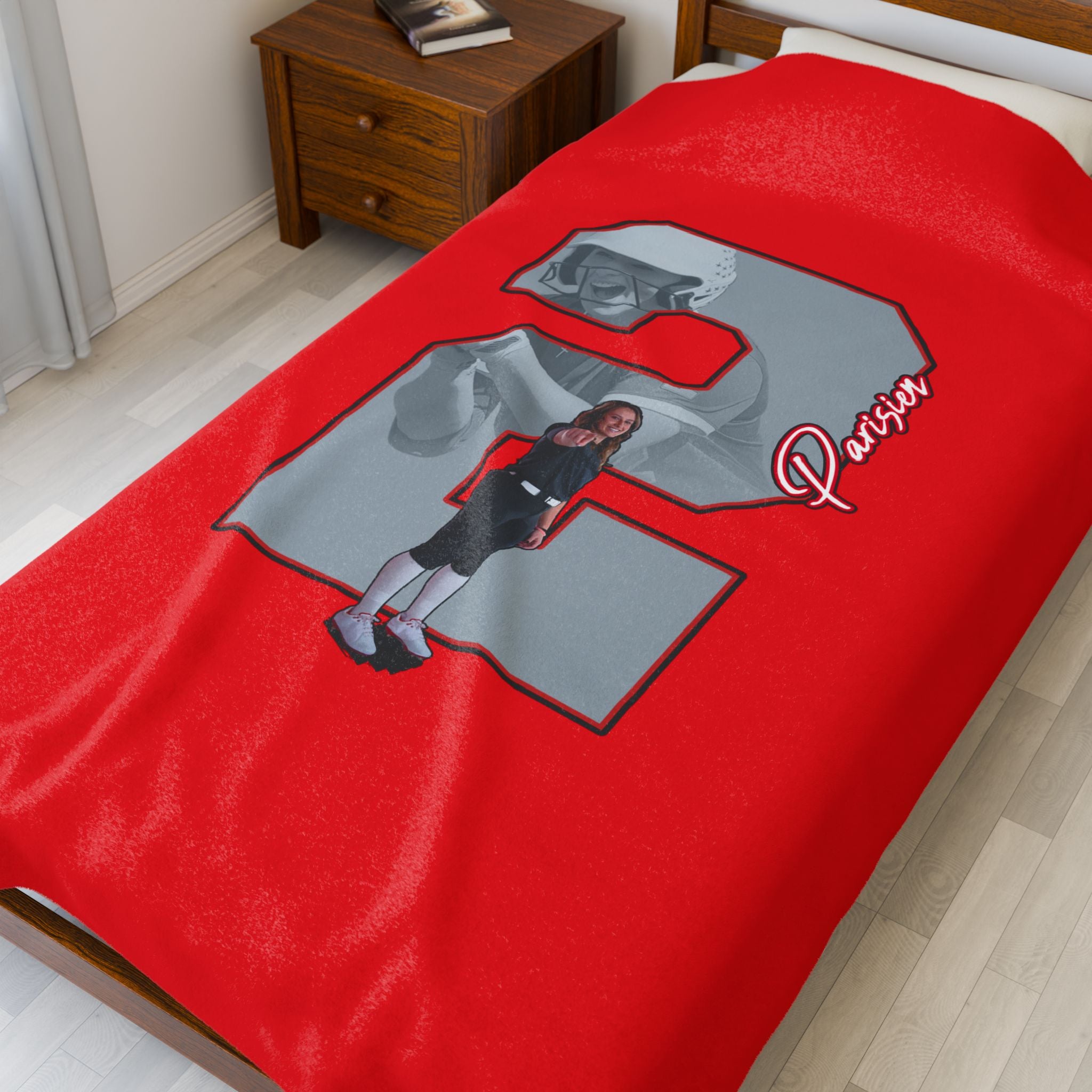 Hadley Parisien Velveteen Plush Blanket