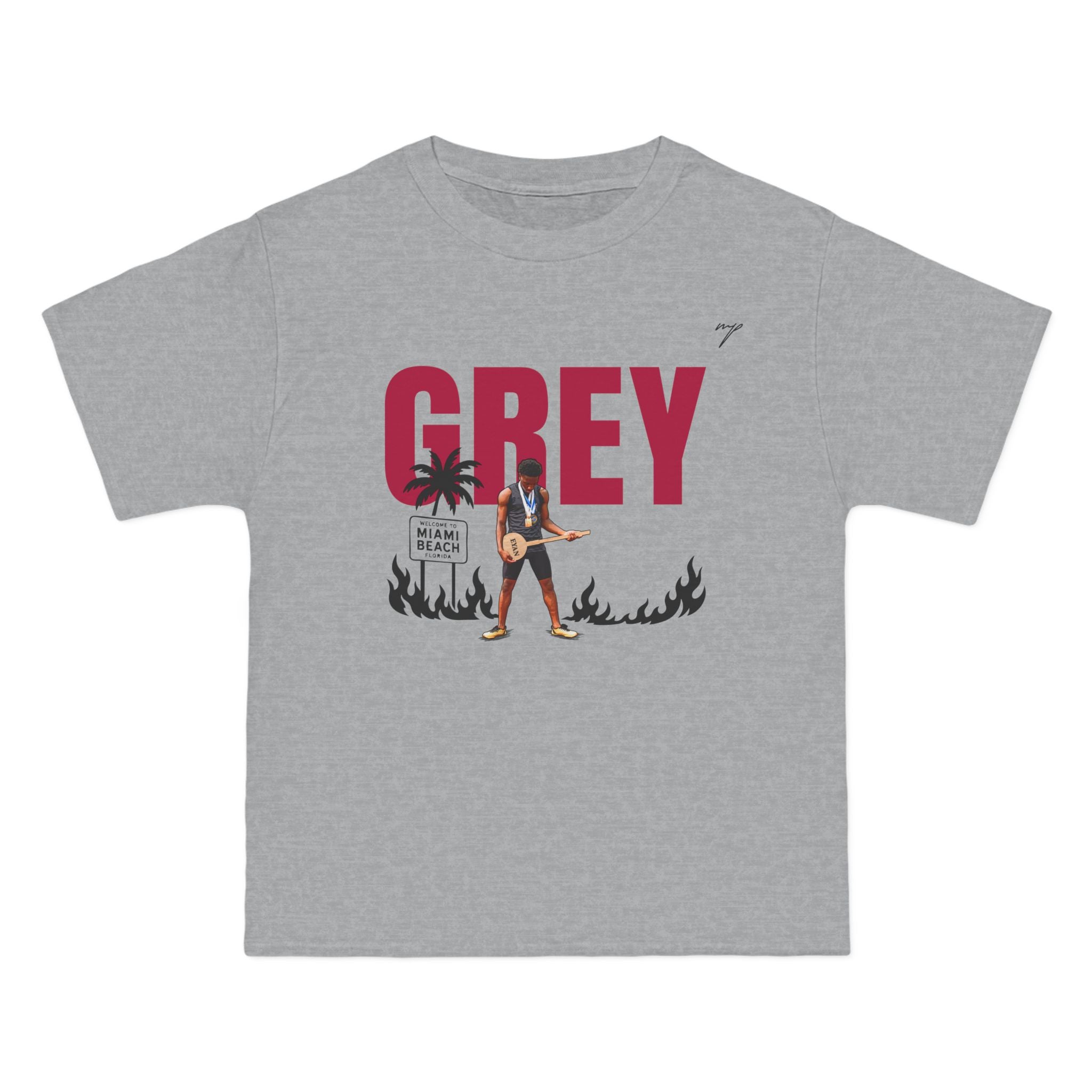 Eyan Grey Vintage Tee