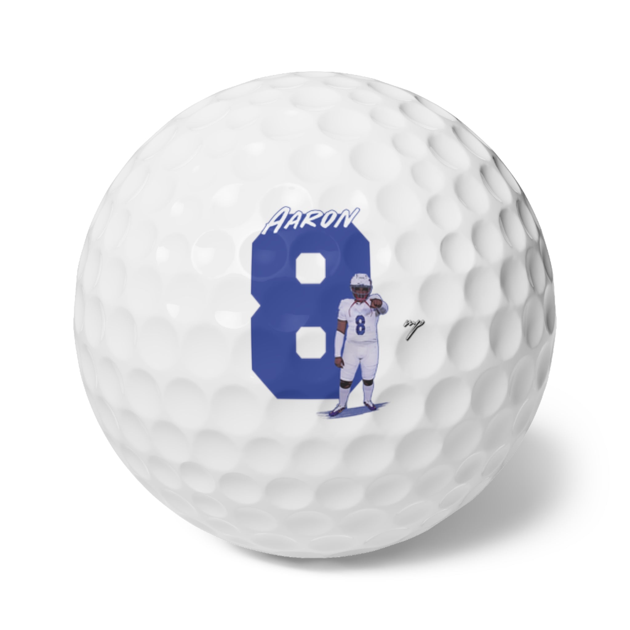 Aaron McDaniel Golf Balls, 6pc