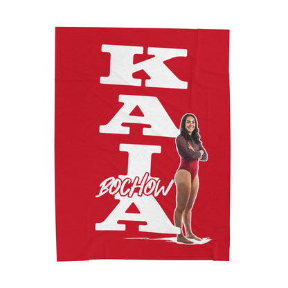 Kaia Bochow Velveteen Plush Blanket
