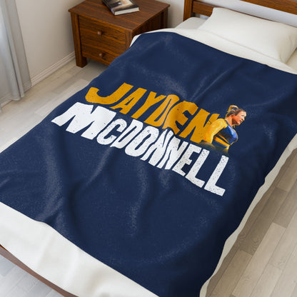 Jayden McDonnell Velveteen Plush Blanket