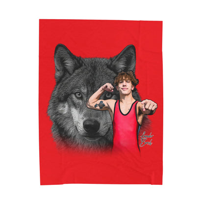 Lander Bosh Velveteen Plush Blanket