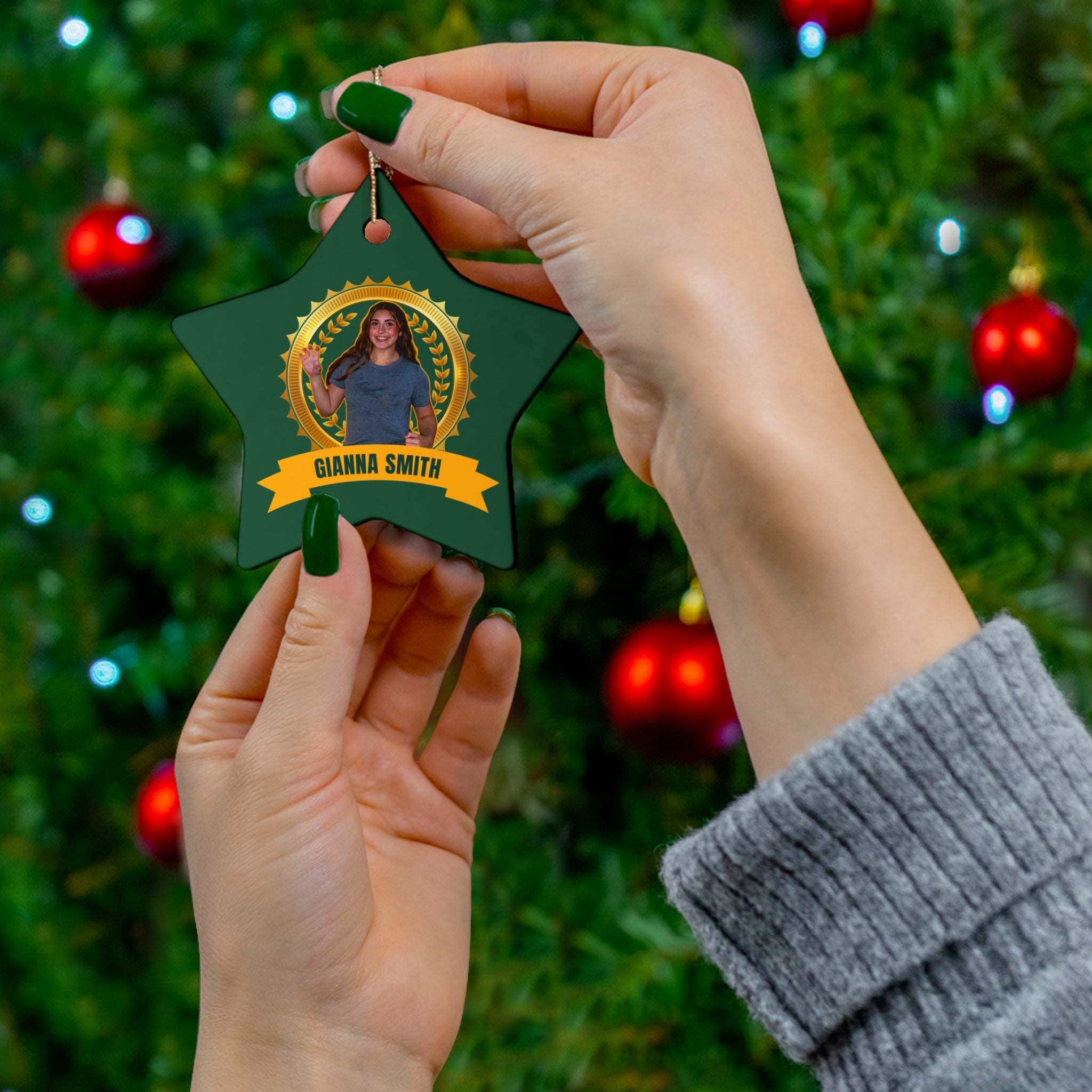 Gianna Smith Ceramic Ornament