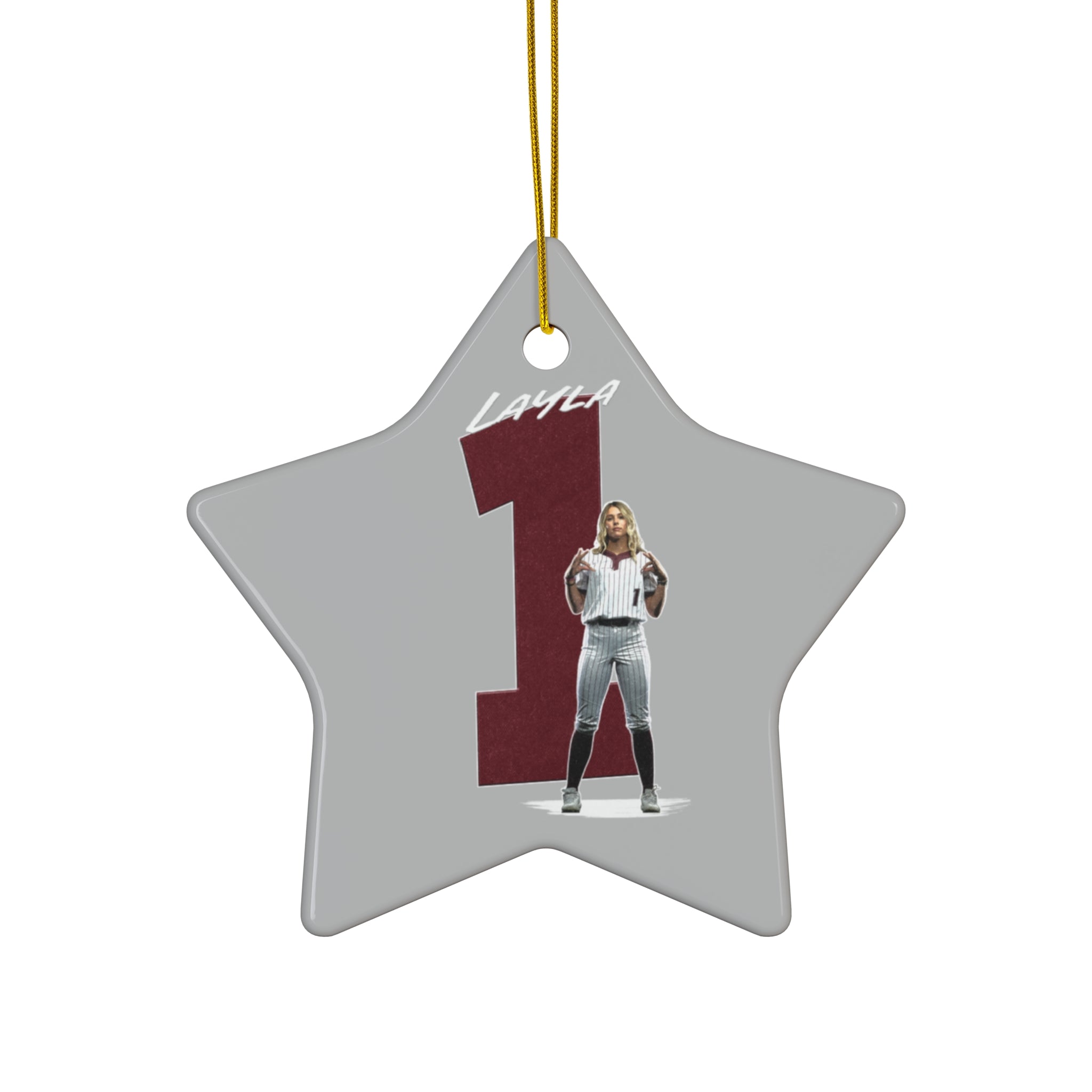 Layla Gugino Ceramic Ornament