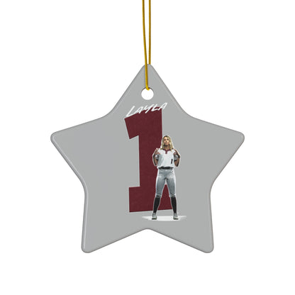 Layla Gugino Ceramic Ornament