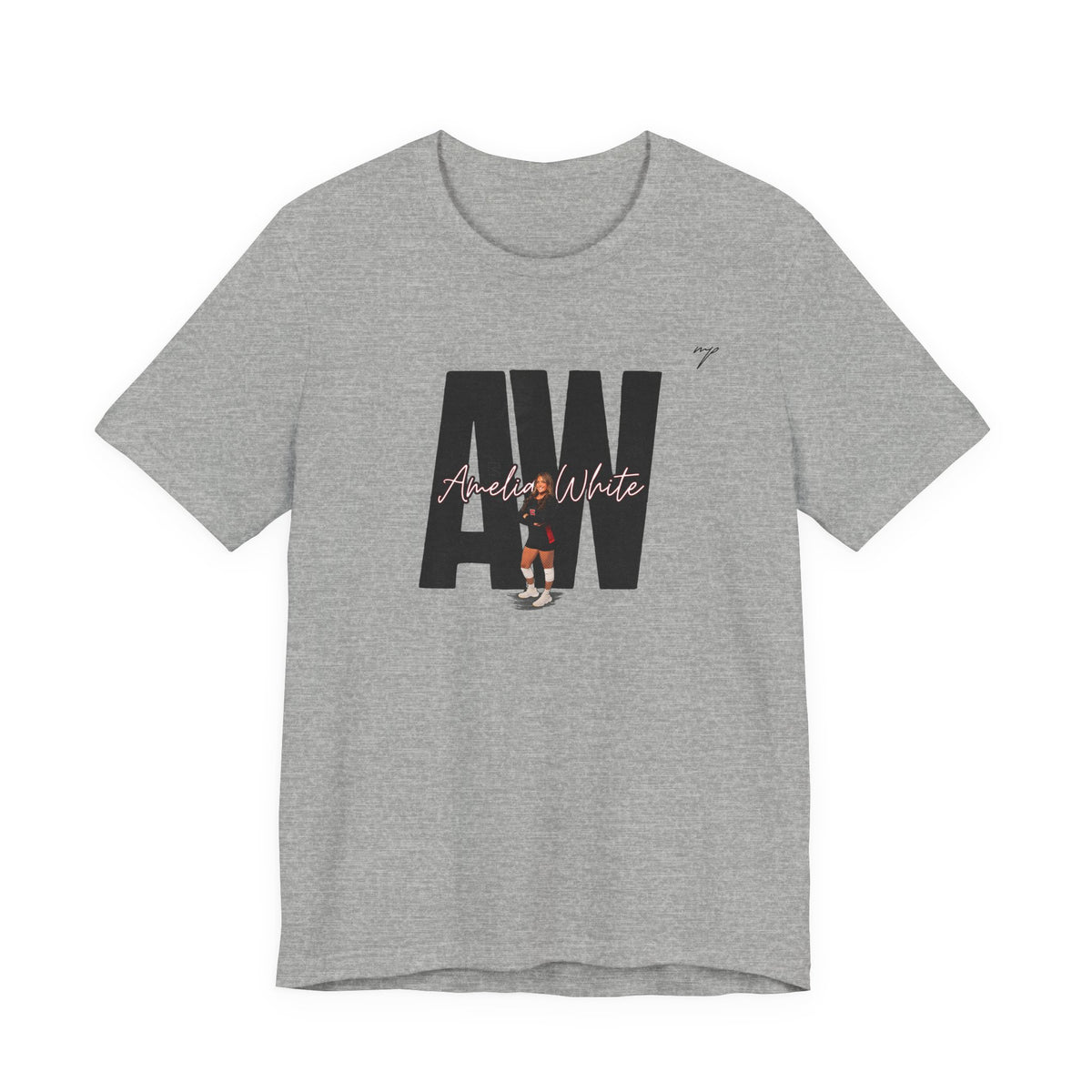 Amelia White Graphic Tee