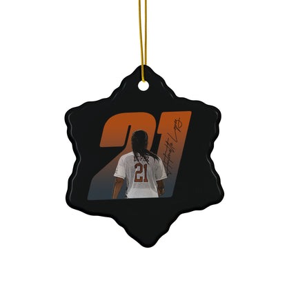 Antonette Lopez Ceramic Ornament