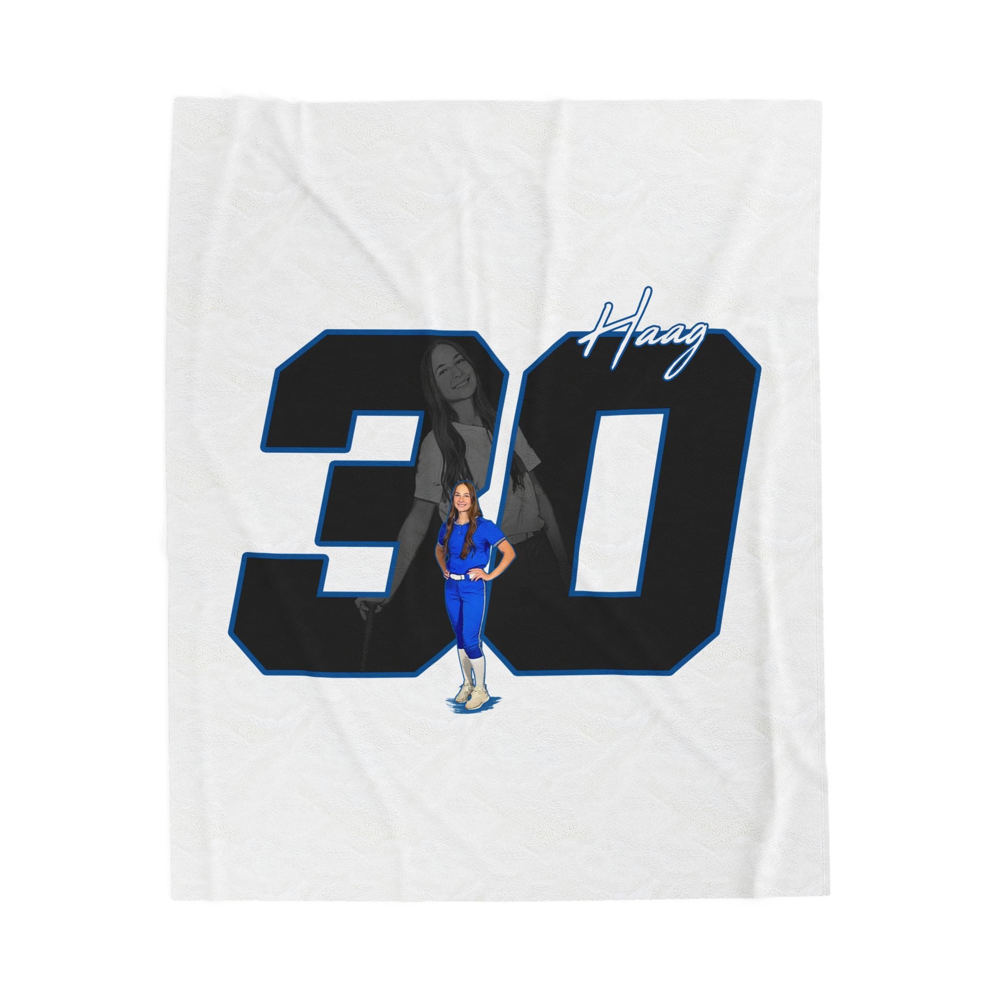 Allison Haag Velveteen Plush Blanket