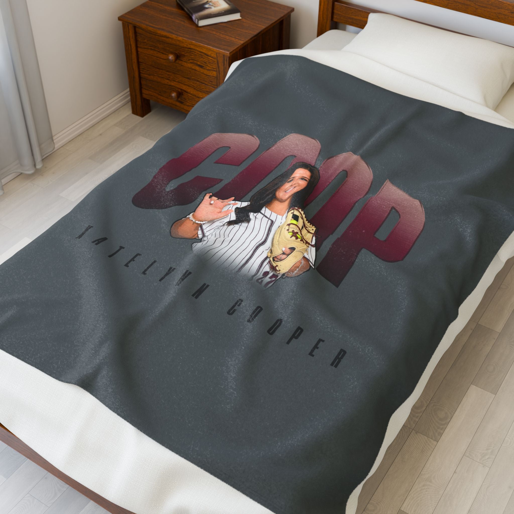 KateLynn Cooper Velveteen Plush Blanket