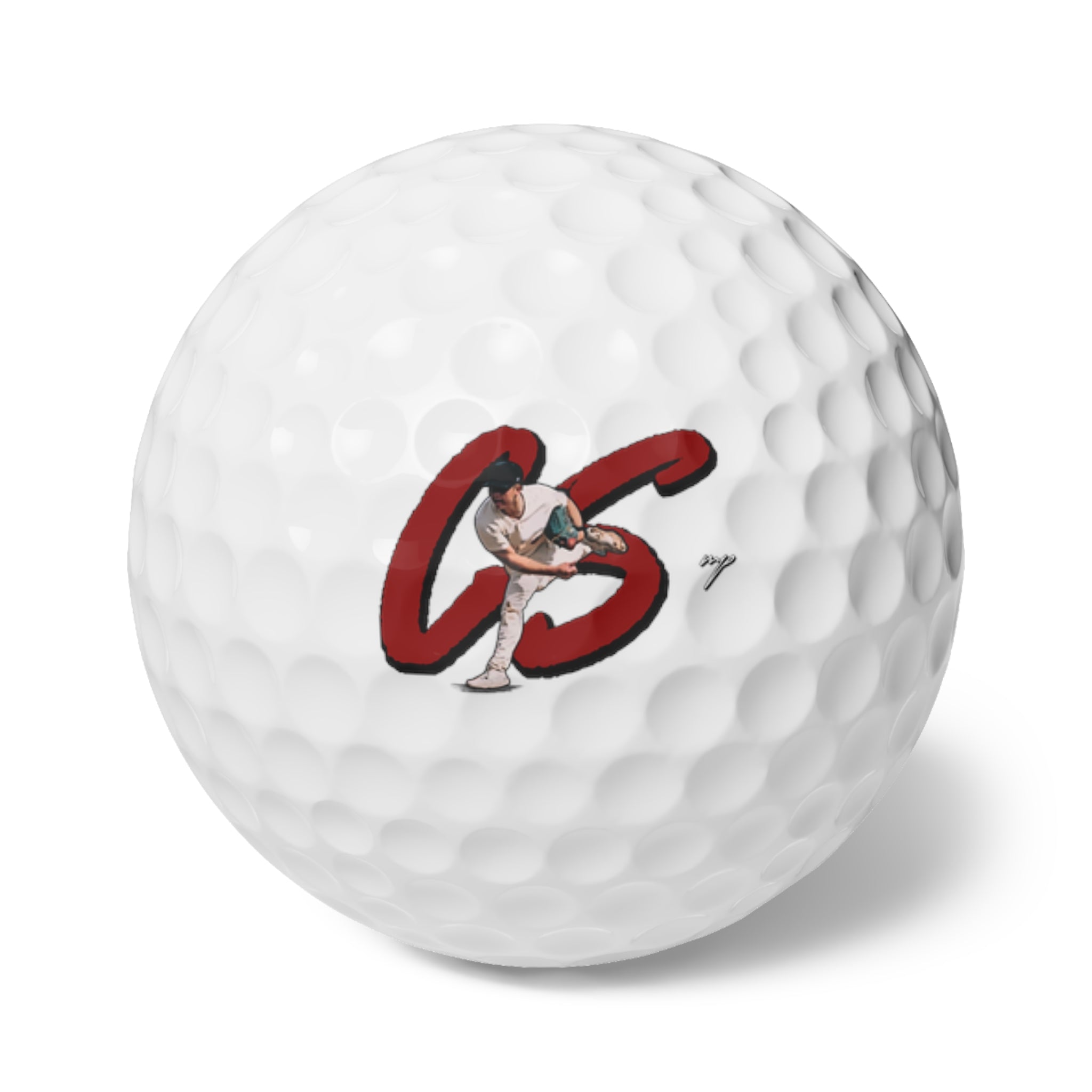 Casey Spencer Golf Balls, 6pc