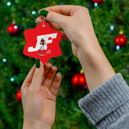 Justin Faulkner Ceramic Ornament