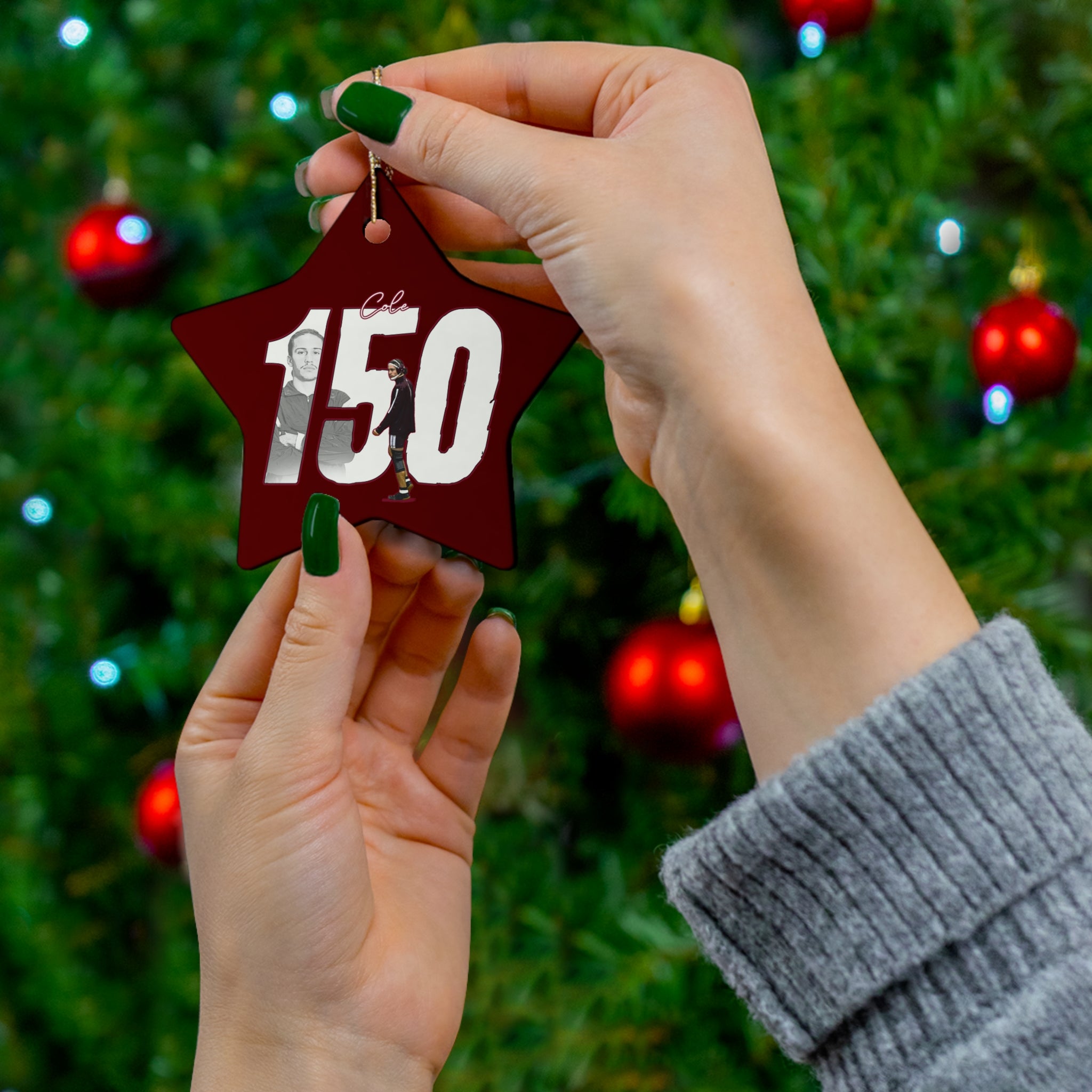 Caleb Cole Ceramic Ornament