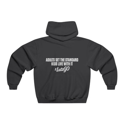 #LutzGo "Adults Set the Standard" Hoodie (Back)