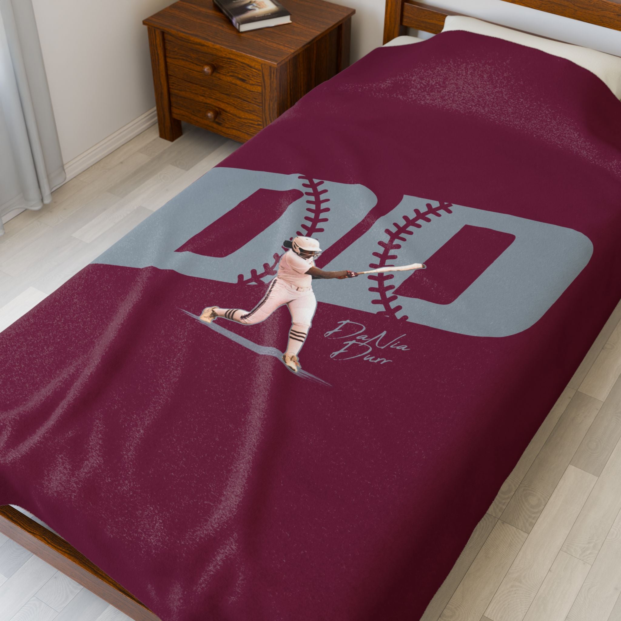 DaNia Durr Velveteen Plush Blanket