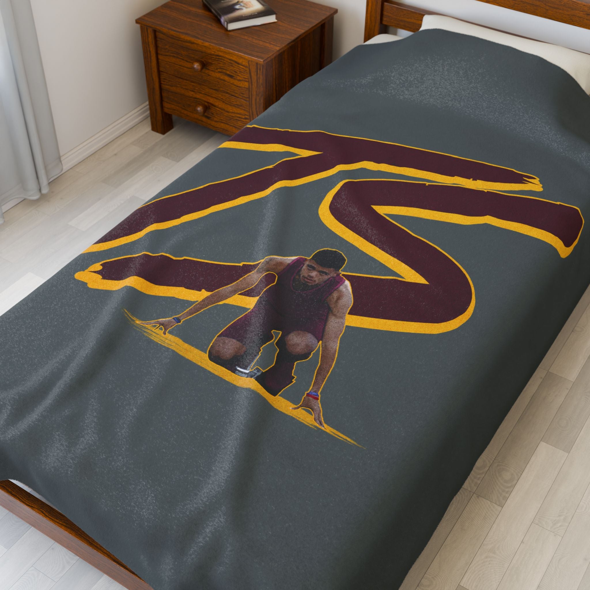 Timmy Snyder Velveteen Plush Blanket
