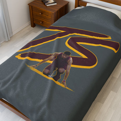 Timmy Snyder Velveteen Plush Blanket