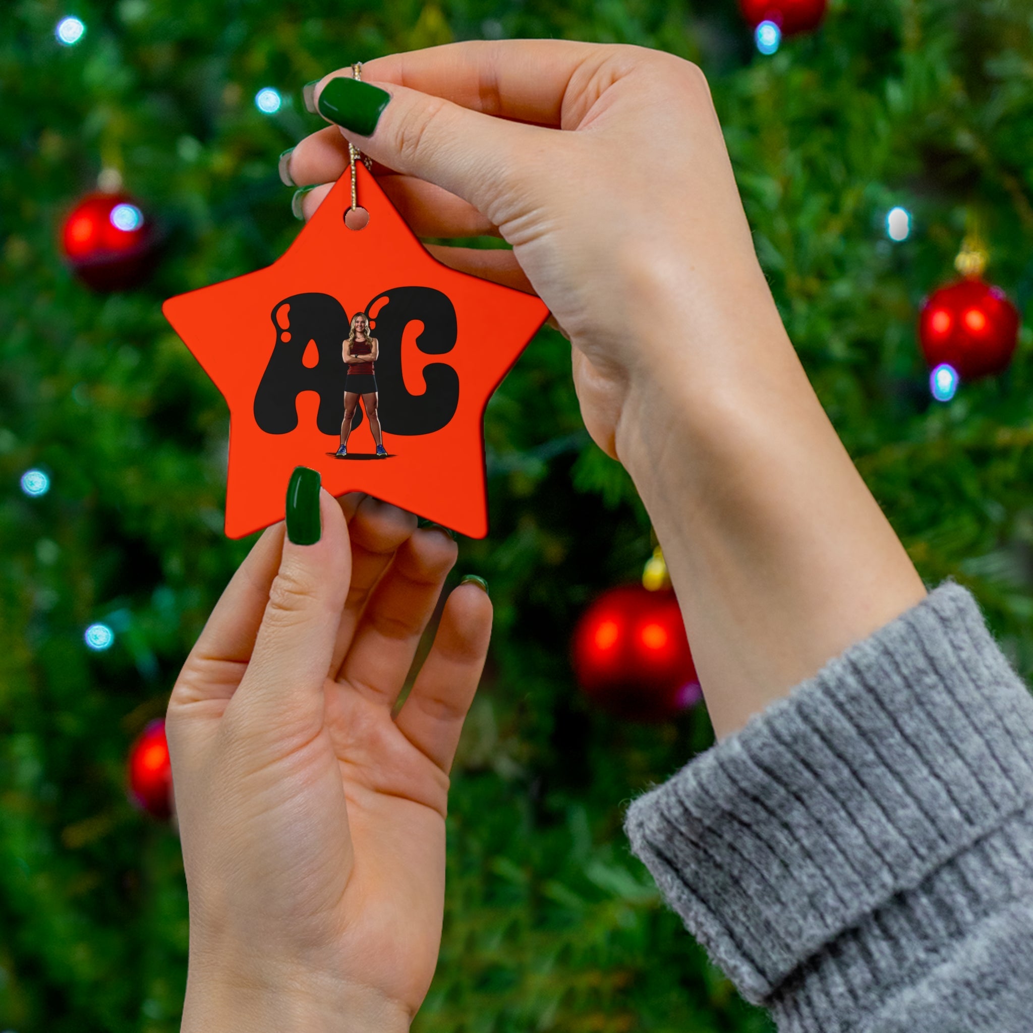 Alyssa Christian Ceramic Ornament