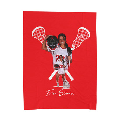 Erica Strauss Velveteen Plush Blanket