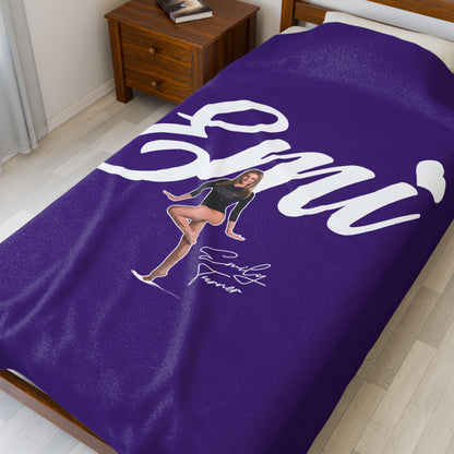 Emily Turner Velveteen Plush Blanket