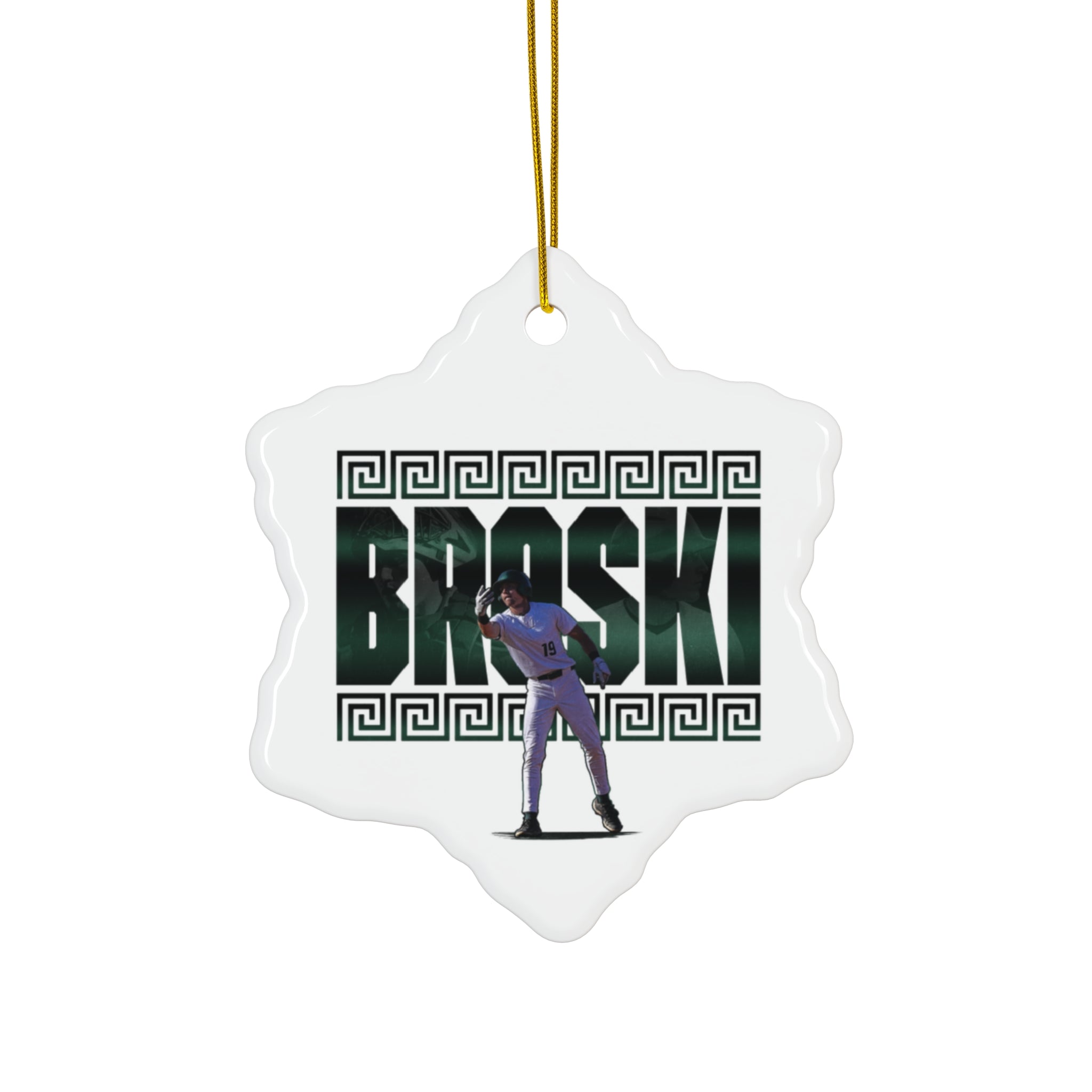 Adam Broski Ceramic Ornament
