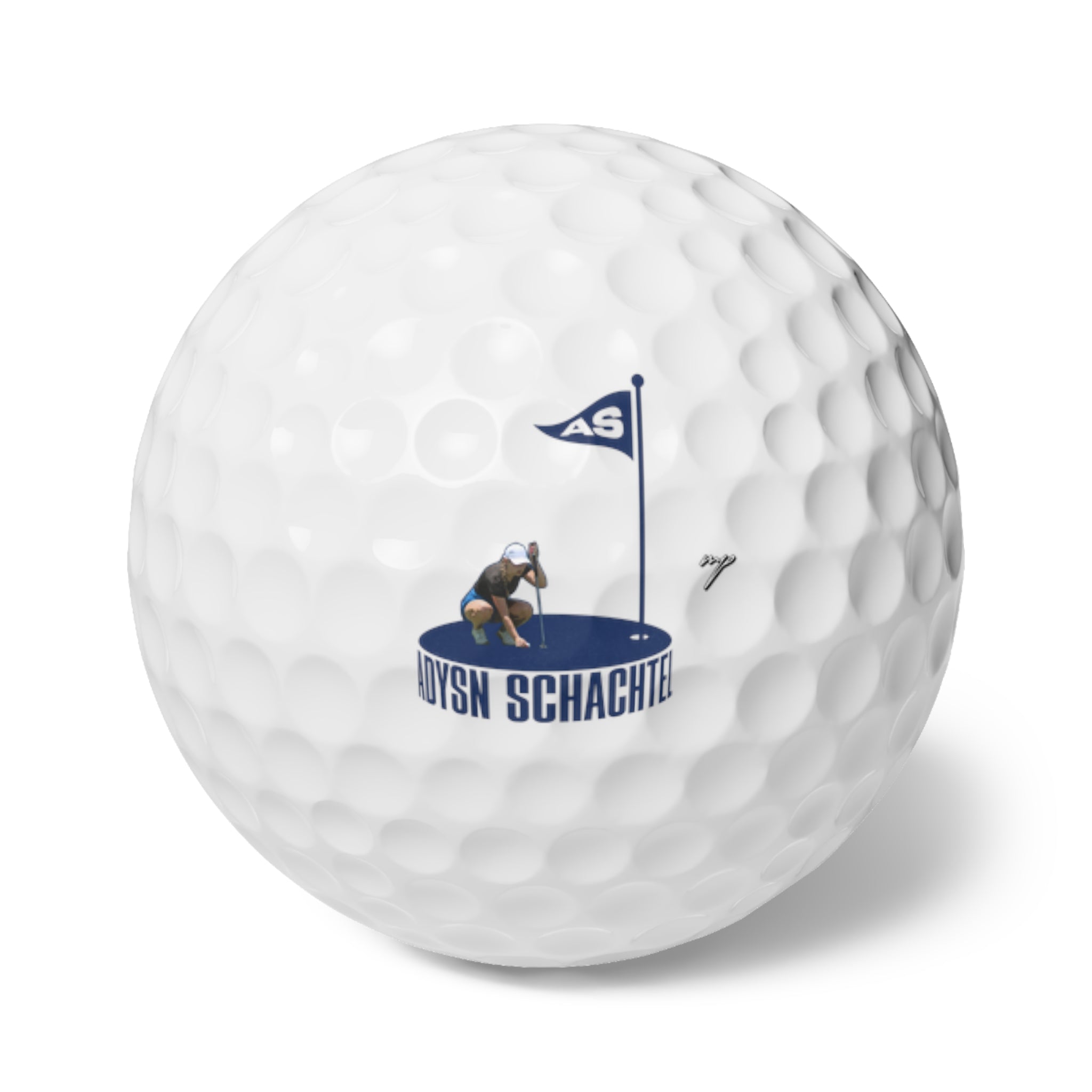 Adysn Schachtel Golf Balls, 6pc