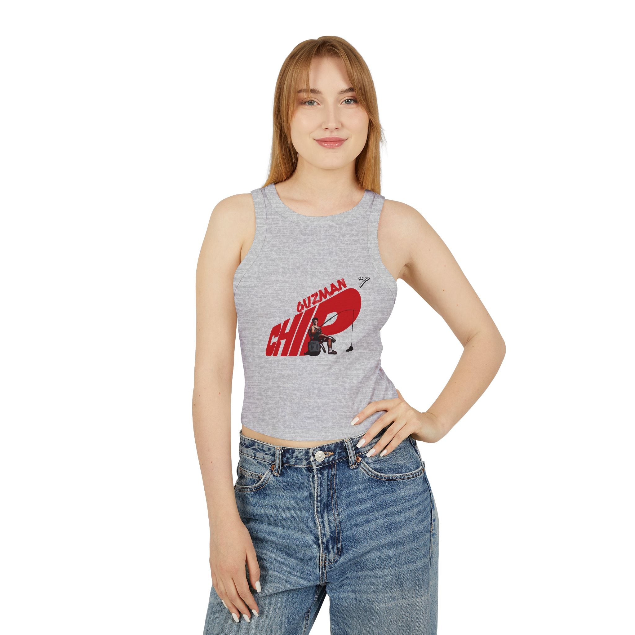Chip Guzman Women's Micro Rib Racer Tank Top