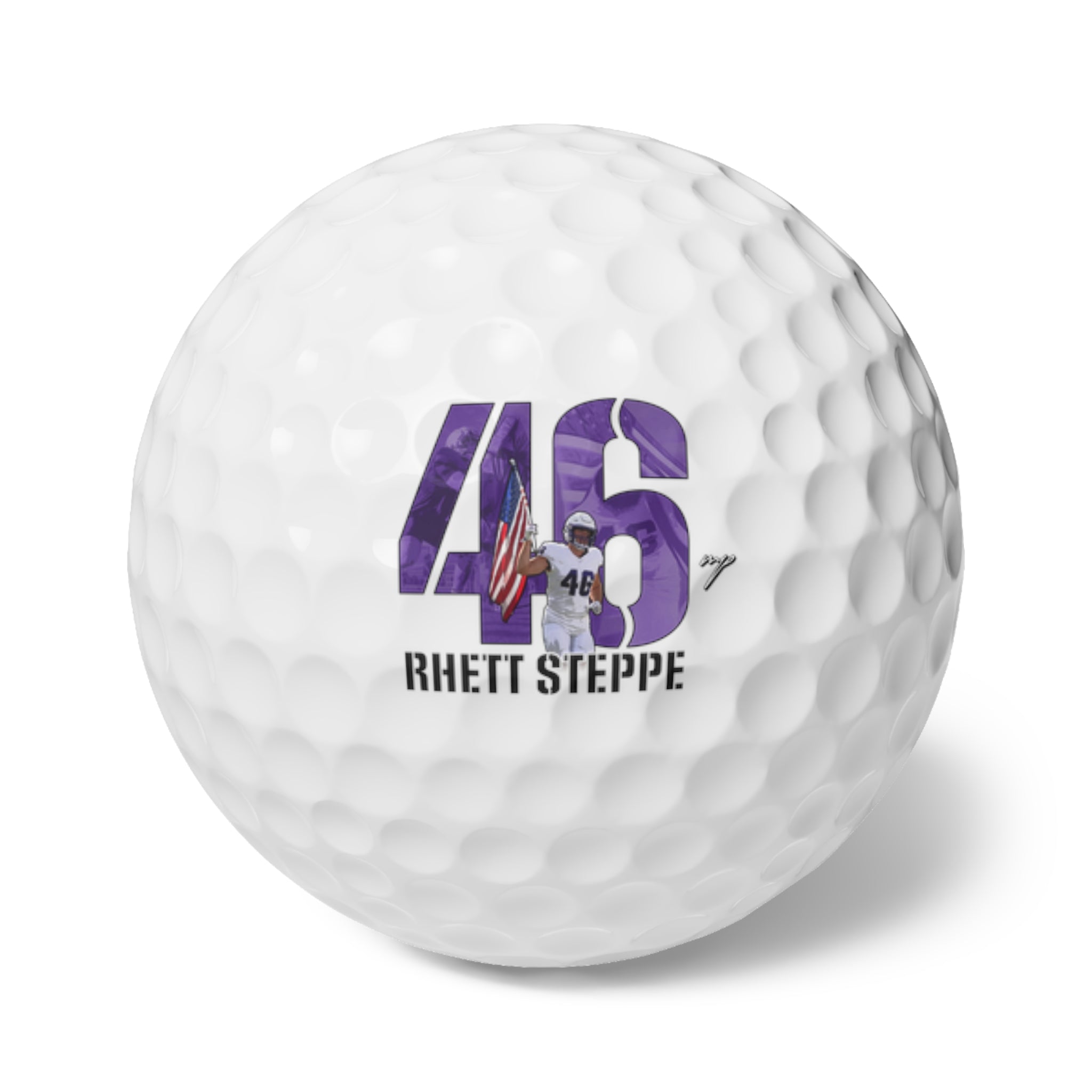 Rhett Steppe Golf Balls, 6pc