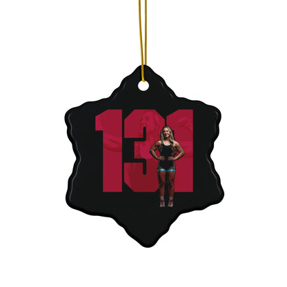 Eliana White-Vega Ceramic Ornament