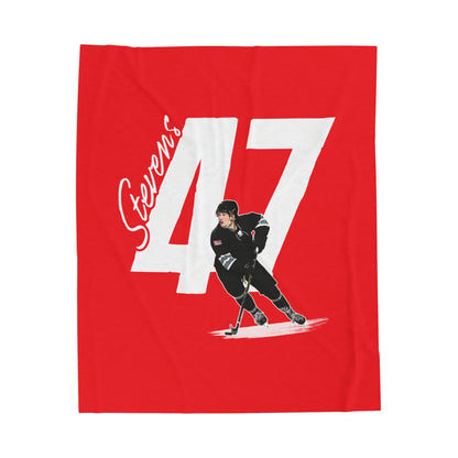 Kyle Stevens Velveteen Plush Blanket