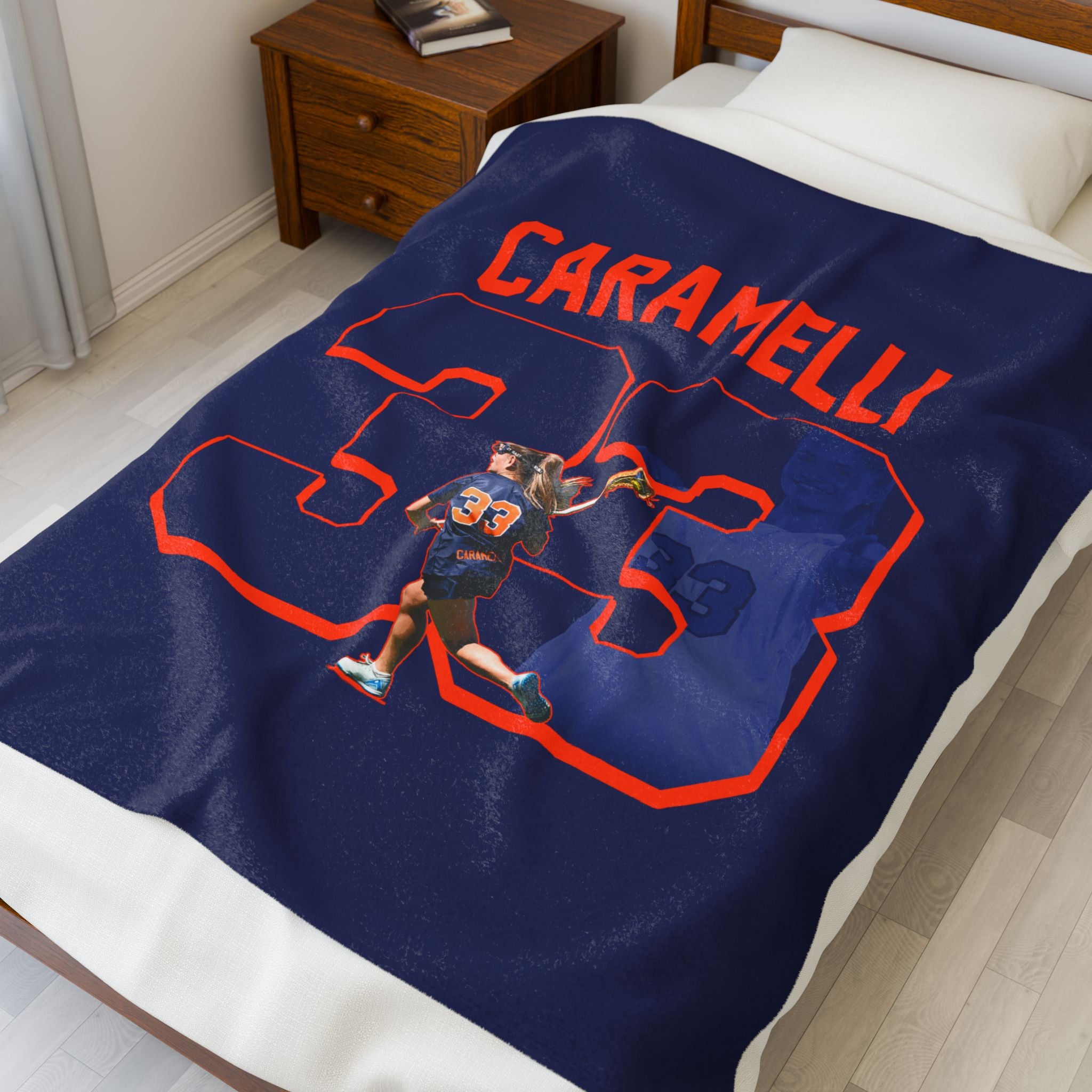 Joely Caramelli Velveteen Plush Blanket