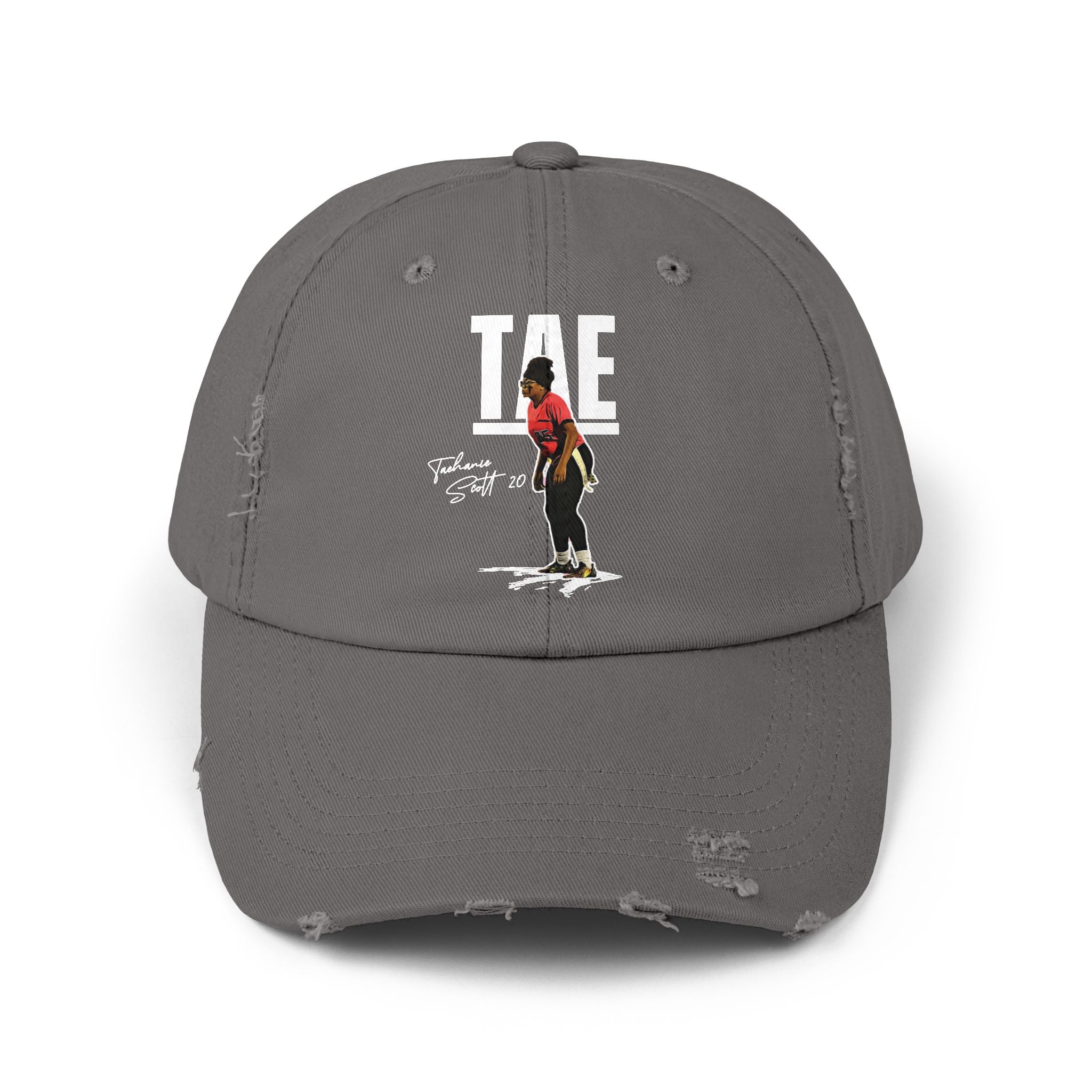 Taehanie Scott Distressed Dad Cap