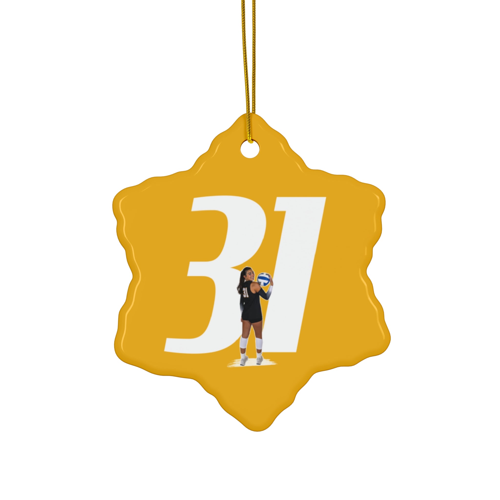 Mia Liberti Ceramic Ornament