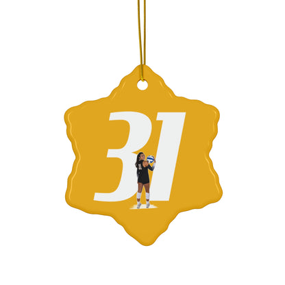 Mia Liberti Ceramic Ornament