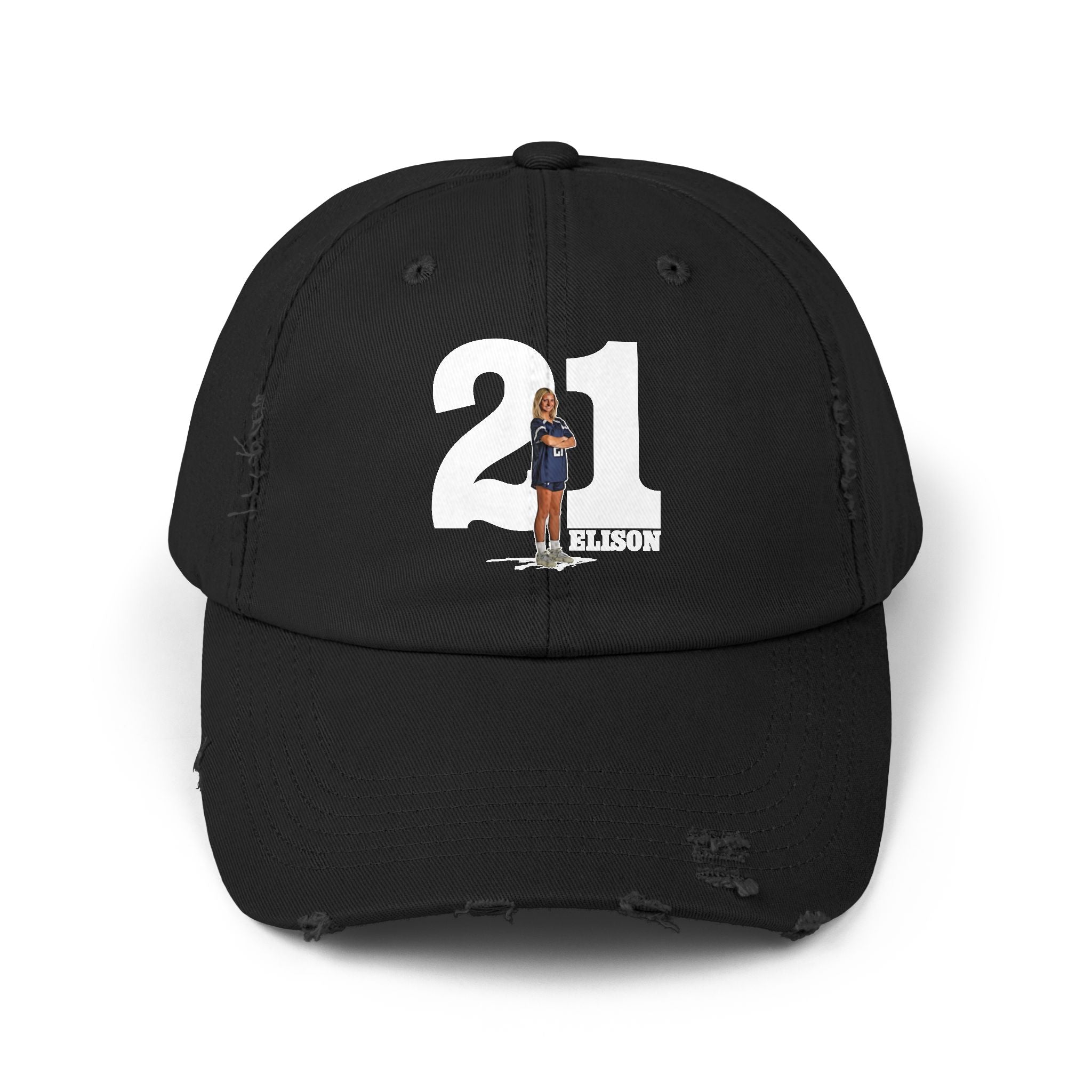 Mckayla Elison Distressed Dad Cap