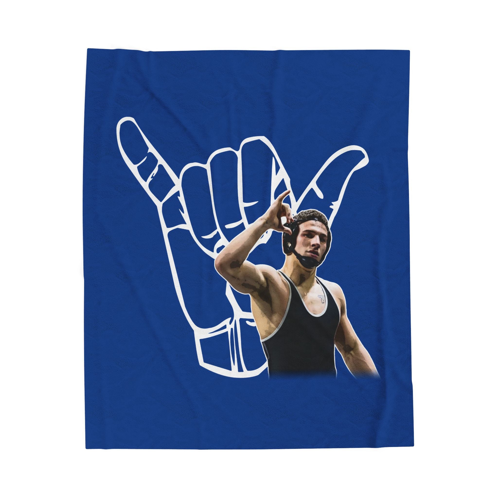 Aidan Wallace Velveteen Plush Blanket