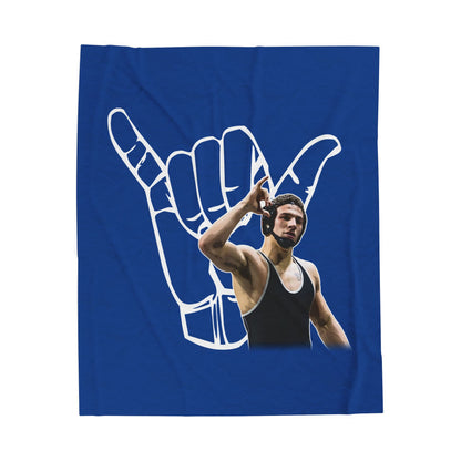 Aidan Wallace Velveteen Plush Blanket