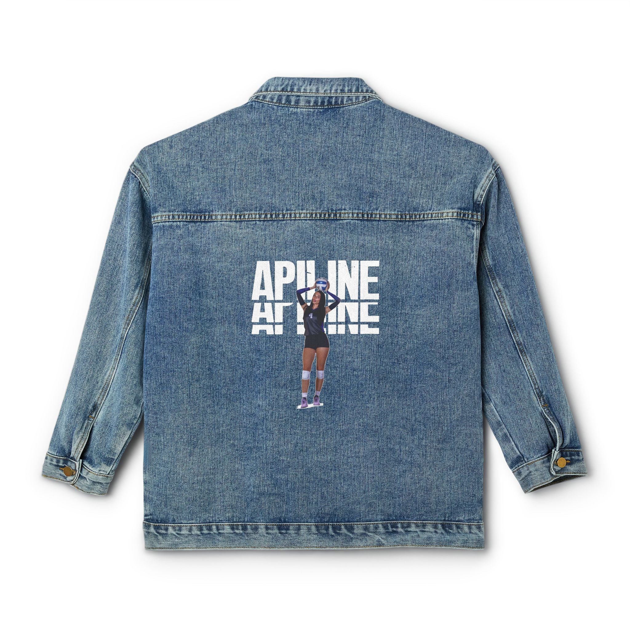 Apiline White Denim Jacket