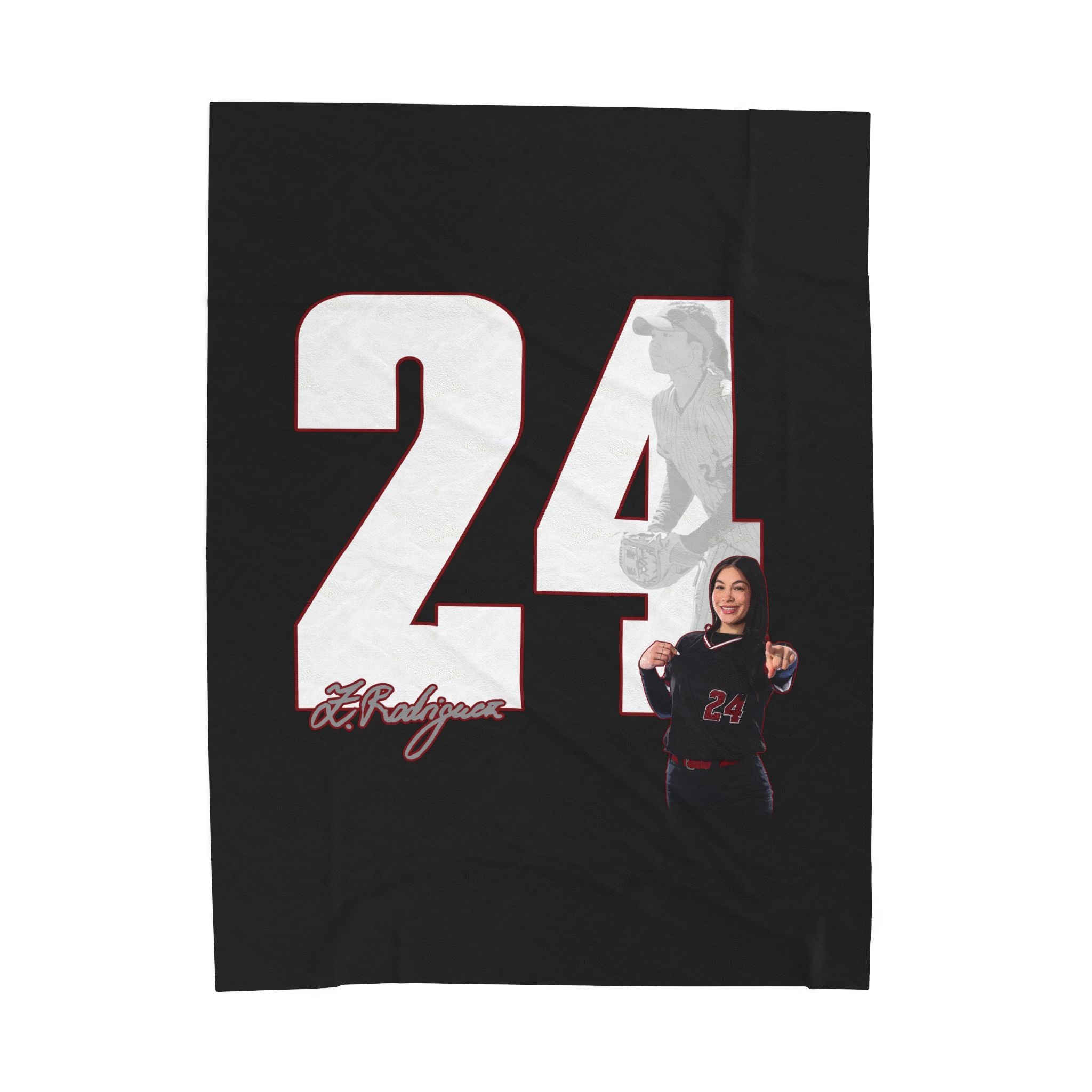 Zantelle Rodriguez Velveteen Plush Blanket