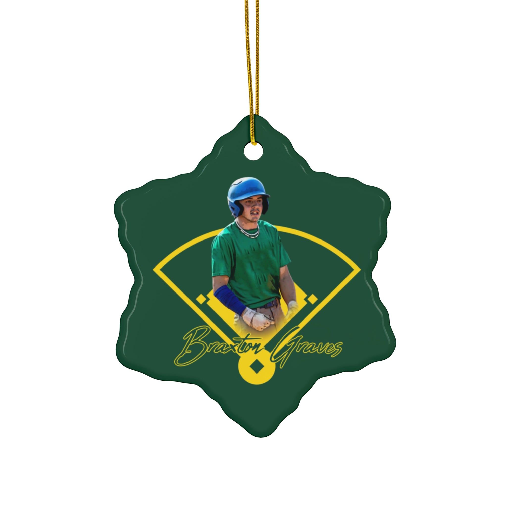 Braxton Graves Ceramic Ornament