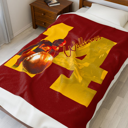 Andrew Williams Velveteen Plush Blanket