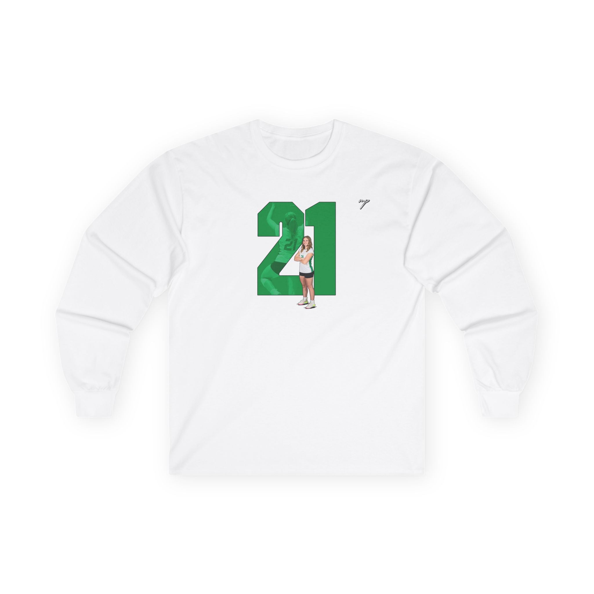 Sadie White Long Sleeve Tee