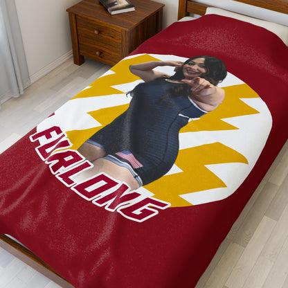 Olivia Furlong Velveteen Plush Blanket