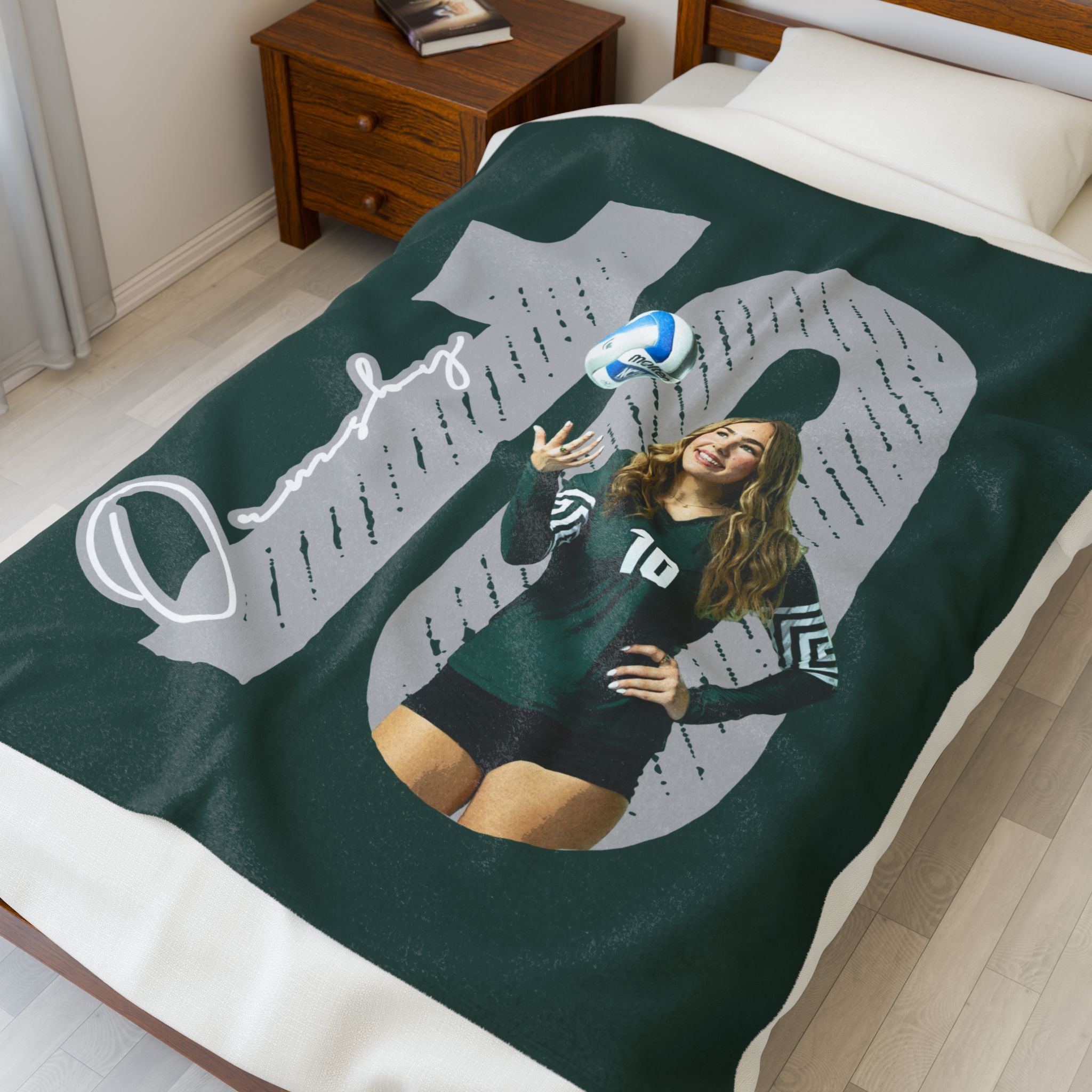 Leela Ormsby Velveteen Plush Blanket